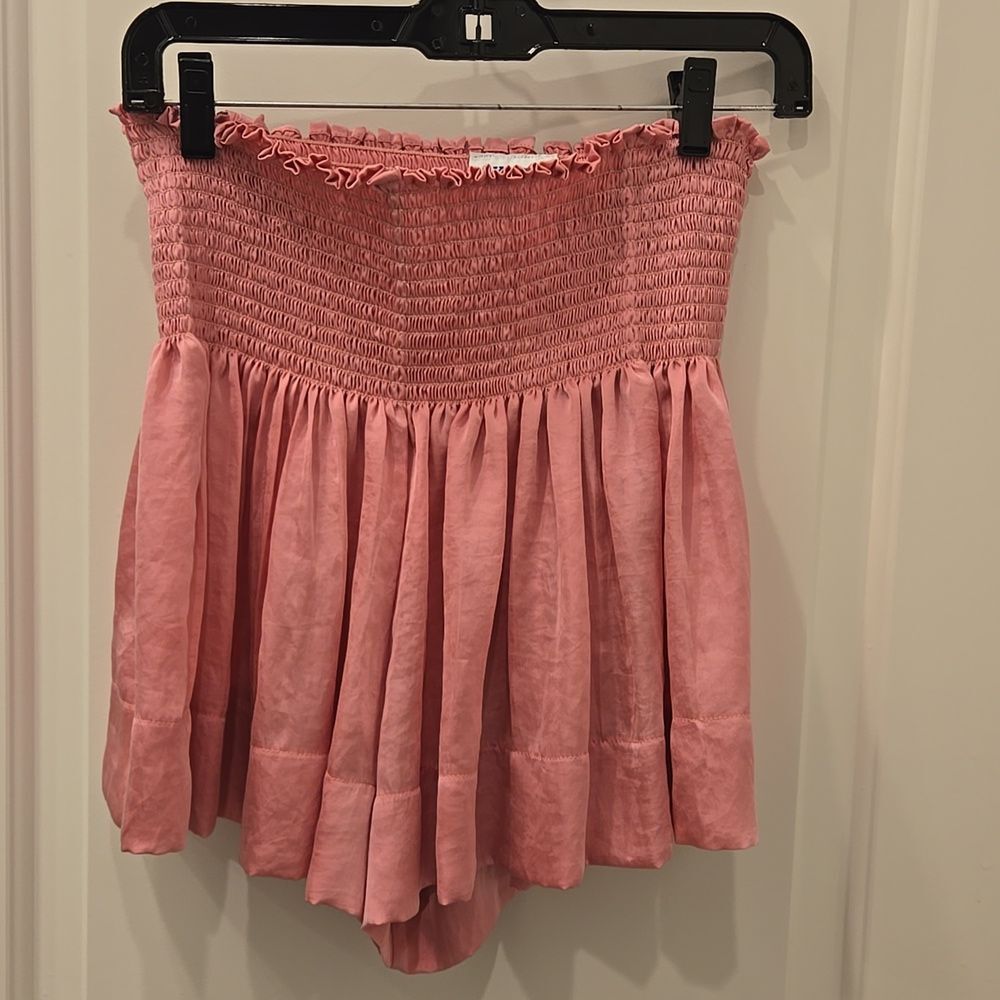KOCH Satin Bubble Gum Pink Shorts M.  Like New.